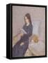 The Letter, 1924 (Oil on Canvas)-Gwen John-Framed Stretched Canvas