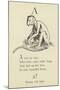 The Letter A-Edward Lear-Mounted Giclee Print