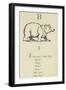 The Letter B-Edward Lear-Framed Giclee Print