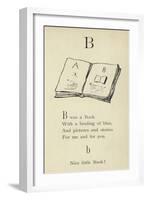 The Letter B-Edward Lear-Framed Giclee Print