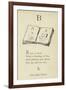 The Letter B-Edward Lear-Framed Giclee Print