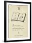 The Letter B-Edward Lear-Framed Giclee Print