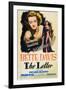 The Letter, Bette Davis on Midget Window Card, 1941-null-Framed Art Print