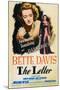 The Letter, Bette Davis on Midget Window Card, 1941-null-Mounted Art Print