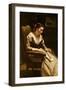 The Letter, c.1865-Jean Baptiste Camille Corot-Framed Premium Giclee Print