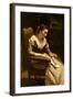 The Letter, c.1865-Jean Baptiste Camille Corot-Framed Giclee Print