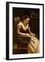 The Letter, c.1865-Jean Baptiste Camille Corot-Framed Giclee Print