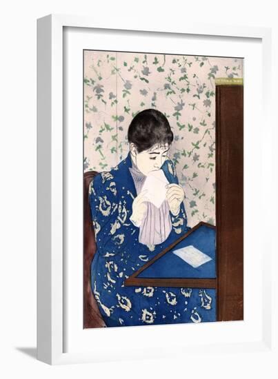 The Letter, C1890-Mary Cassatt-Framed Giclee Print