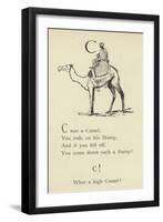 The Letter C-Edward Lear-Framed Giclee Print