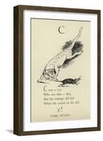 The Letter C-Edward Lear-Framed Giclee Print