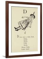 The Letter D-Edward Lear-Framed Giclee Print