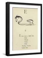 The Letter E-Edward Lear-Framed Giclee Print