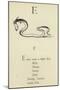 The Letter E-Edward Lear-Mounted Premium Giclee Print