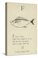 The Letter F-Edward Lear-Stretched Canvas