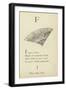 The Letter F-Edward Lear-Framed Giclee Print