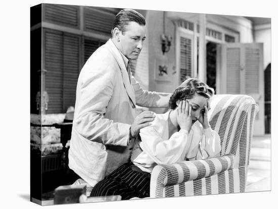 The Letter, from Left, Herbert Marshall, Bette Davis, 1940-null-Stretched Canvas