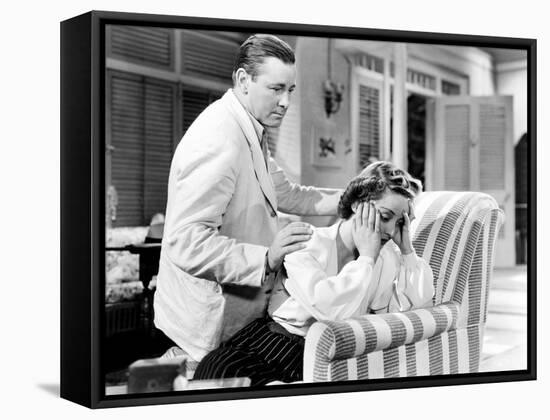 The Letter, from Left, Herbert Marshall, Bette Davis, 1940-null-Framed Stretched Canvas