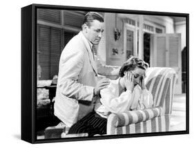 The Letter, from Left, Herbert Marshall, Bette Davis, 1940-null-Framed Stretched Canvas