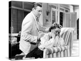 The Letter, from Left, Herbert Marshall, Bette Davis, 1940-null-Stretched Canvas