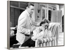 The Letter, from Left, Herbert Marshall, Bette Davis, 1940-null-Framed Photo