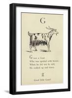 The Letter G-Edward Lear-Framed Giclee Print