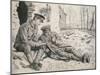 'The Letter Home', c1917, (1918)-Gunning King-Mounted Giclee Print