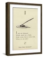 The Letter I-Edward Lear-Framed Giclee Print