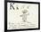 The Letter K of the Alphabet, c.1880 Pen and Indian Ink-Edward Lear-Framed Giclee Print