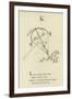 The Letter K-Edward Lear-Framed Giclee Print