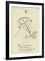 The Letter K-Edward Lear-Framed Giclee Print