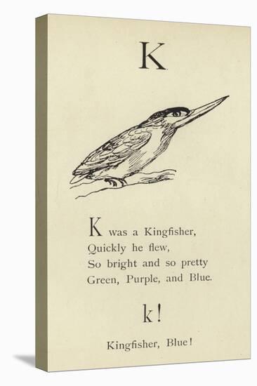 The Letter K-Edward Lear-Stretched Canvas