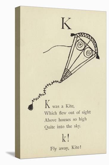 The Letter K-Edward Lear-Stretched Canvas