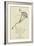 The Letter K-Edward Lear-Framed Giclee Print