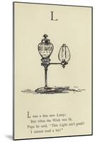 The Letter L-Edward Lear-Mounted Giclee Print