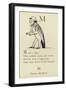 The Letter M-Edward Lear-Framed Giclee Print
