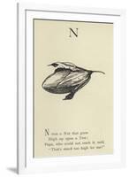 The Letter N-Edward Lear-Framed Giclee Print