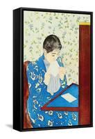 The Letter No.1-Mary Cassatt-Framed Stretched Canvas