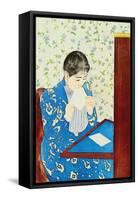 The Letter No.1-Mary Cassatt-Framed Stretched Canvas