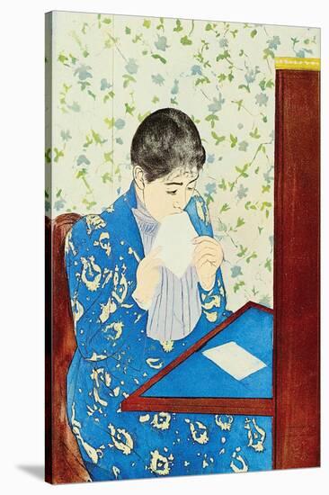 The Letter No.1-Mary Cassatt-Stretched Canvas
