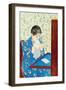 The Letter No.1-Mary Cassatt-Framed Art Print