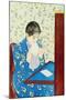 The Letter No.1-Mary Cassatt-Mounted Art Print