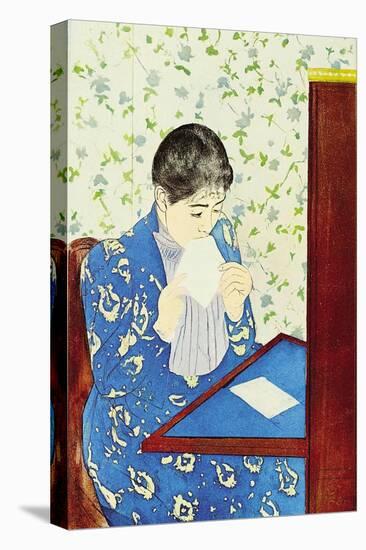 The Letter No.1-Mary Cassatt-Stretched Canvas