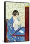 The Letter No.1-Mary Cassatt-Framed Stretched Canvas