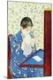 The Letter No.1-Mary Cassatt-Mounted Art Print