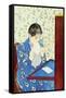 The Letter No.1-Mary Cassatt-Framed Stretched Canvas