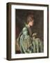 The Letter (Oil on Canvas)-Domenico Induno-Framed Giclee Print