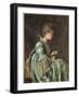 The Letter (Oil on Canvas)-Domenico Induno-Framed Giclee Print