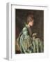 The Letter (Oil on Canvas)-Domenico Induno-Framed Giclee Print