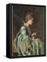 The Letter (Oil on Canvas)-Domenico Induno-Framed Stretched Canvas