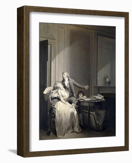 The Letter or the Fainting (La Lettre or L'Evanouissement)-Louis-Léopold Boilly-Framed Giclee Print